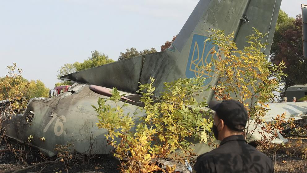 Accidente avión militar