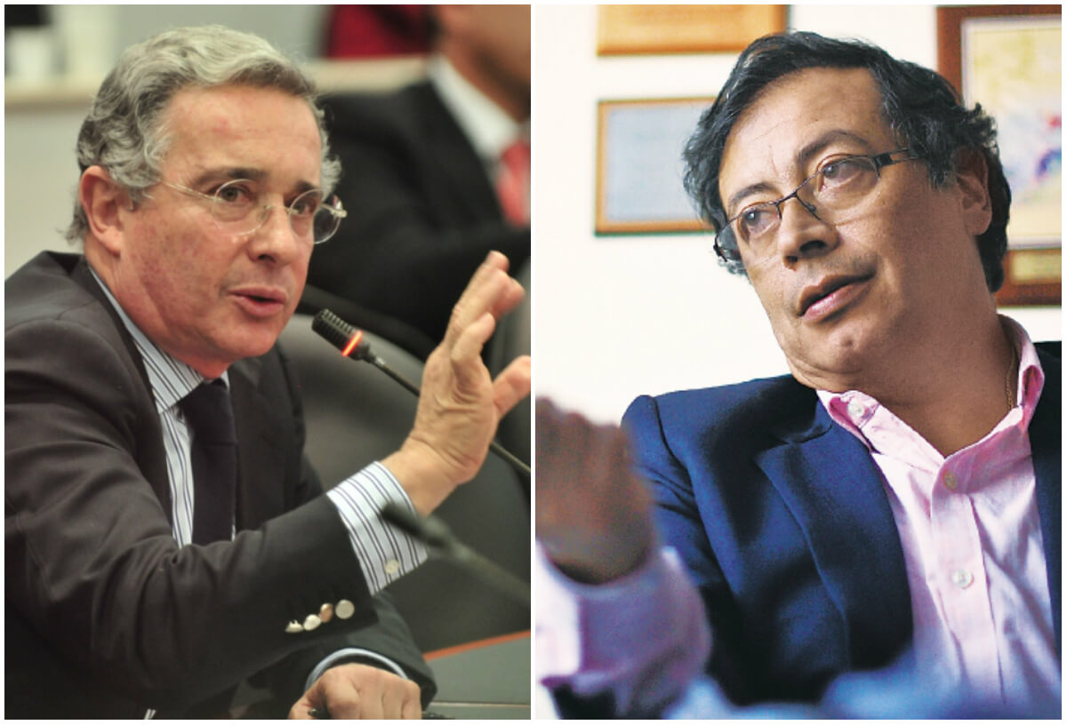 Petro y Uribe