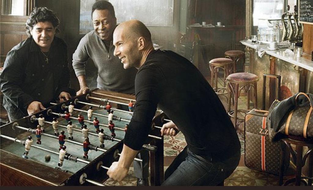 MARADONA, PELÉ Y ZIDANE