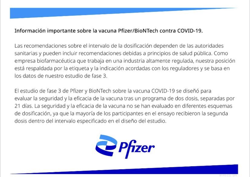 Pfizer Vacuna