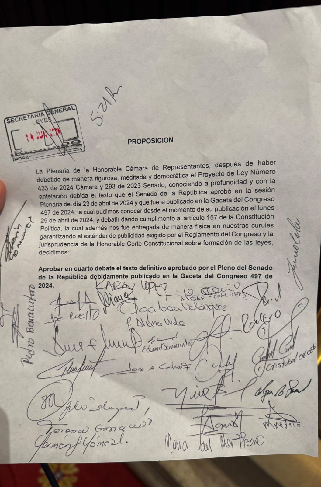 PROPOSICIÓN DE CONGRESISTAS PENSIONAL