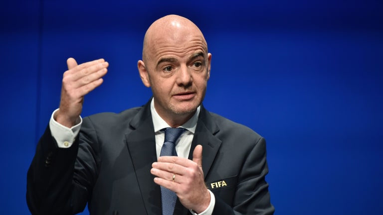 El presidente de la FIFA Gianni Infantino