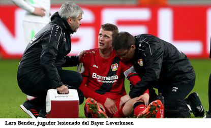 FOTO DE LESIONADO DE BUNDESLIGA