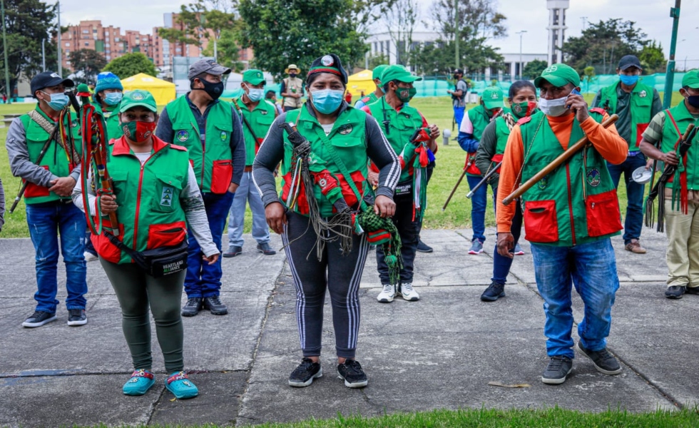 Minga Indígena en Bogotá