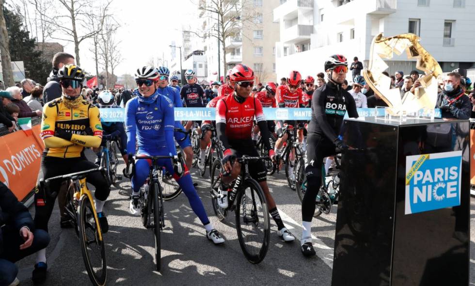 Quintana el mejor colombiano de la primera etapa del París-Niza/El País