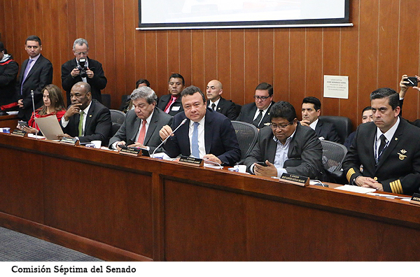 FOTO COMISION SEPTIMA DEL SENADO