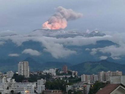 El volcán del Nevado del Ruíz podría tener una eventual erupción