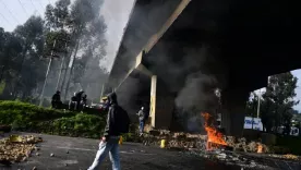 Manifestaciones en vías