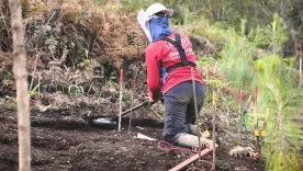 Actividades de desminado humanitario en Colombia