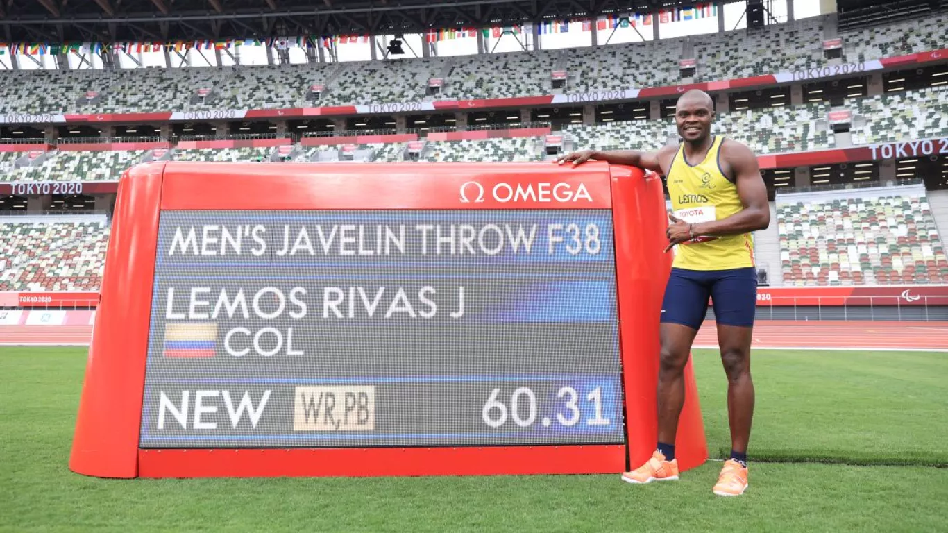 José Gregorio Lemos, deportista paralímpico colombiano