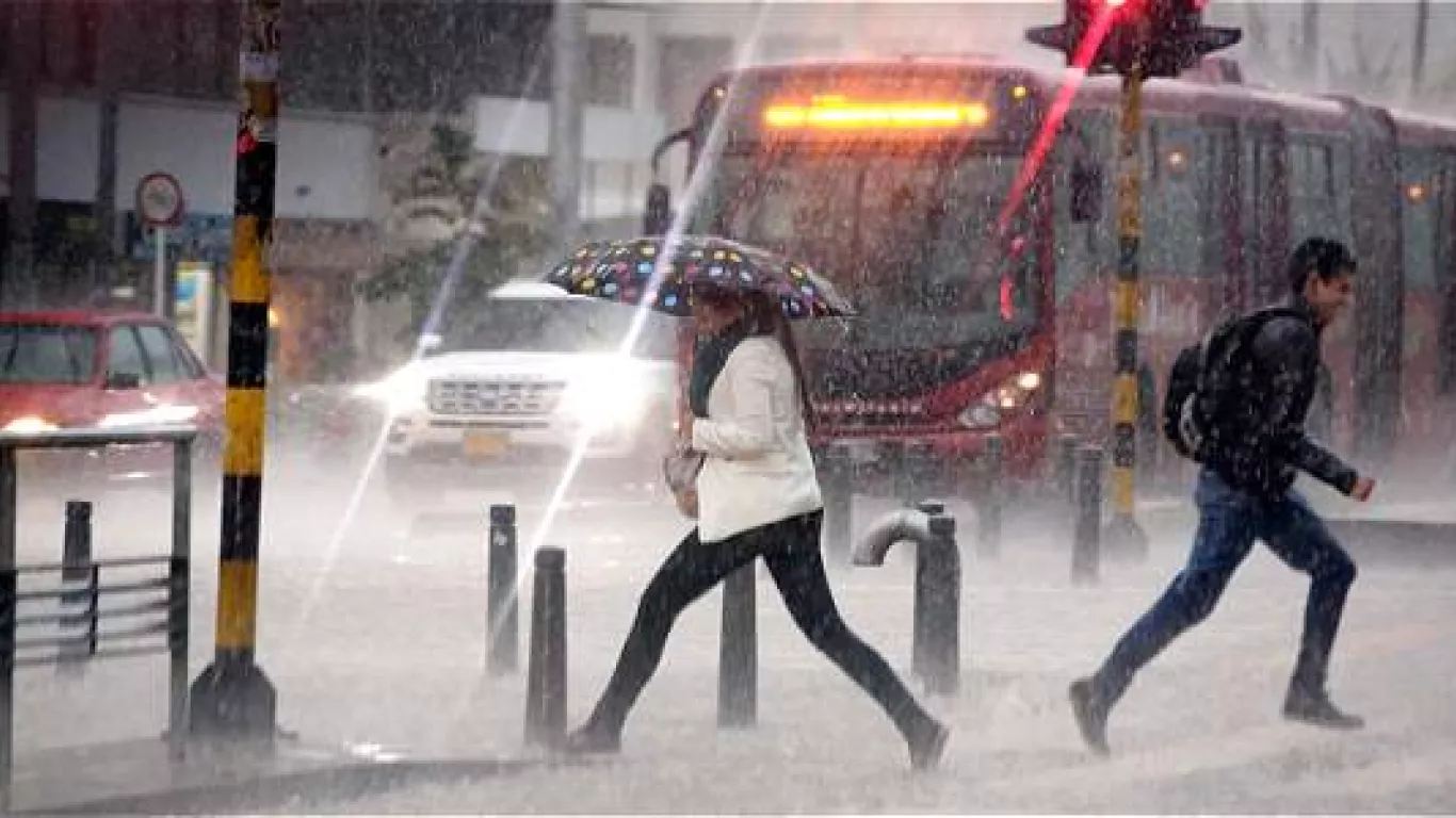 Temporada de lluvia en Bogotá