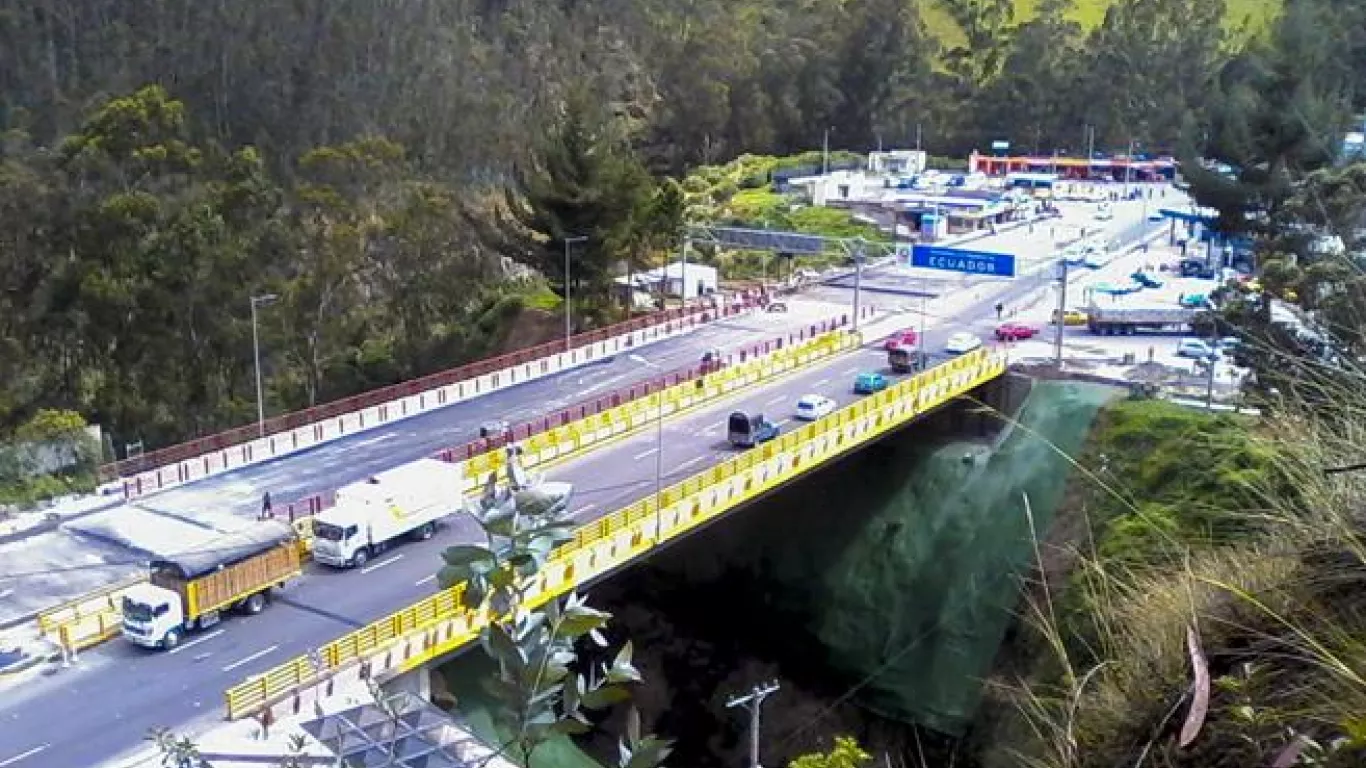 puente internacional de Rumichaca, Nariño