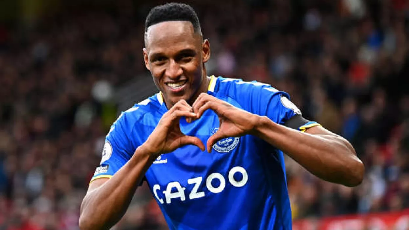 Yerry Mina vuelve a los entrenamientos con el Everton