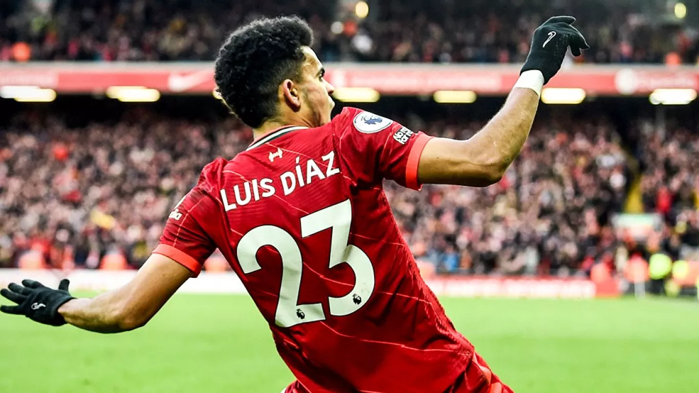 Jürgen Klopp elogió a Luis Díaz tras su primer gol con los 'reds'