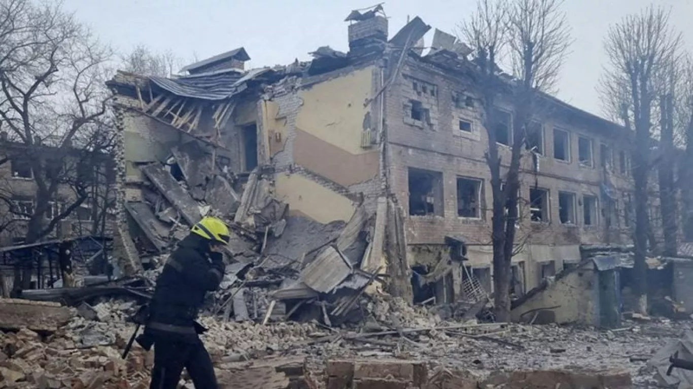 Bombardeo hospital psiquiátrico