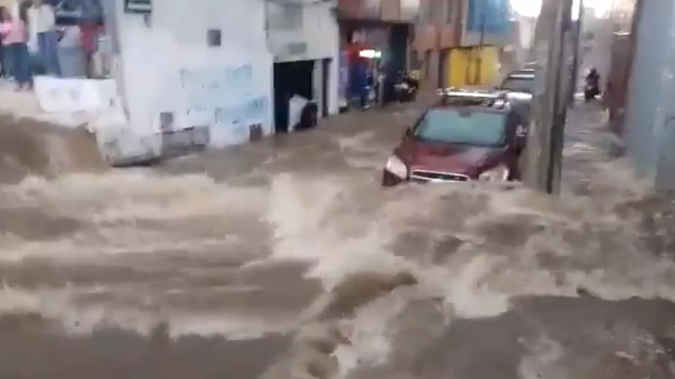 Inundaciones y granizada bogota