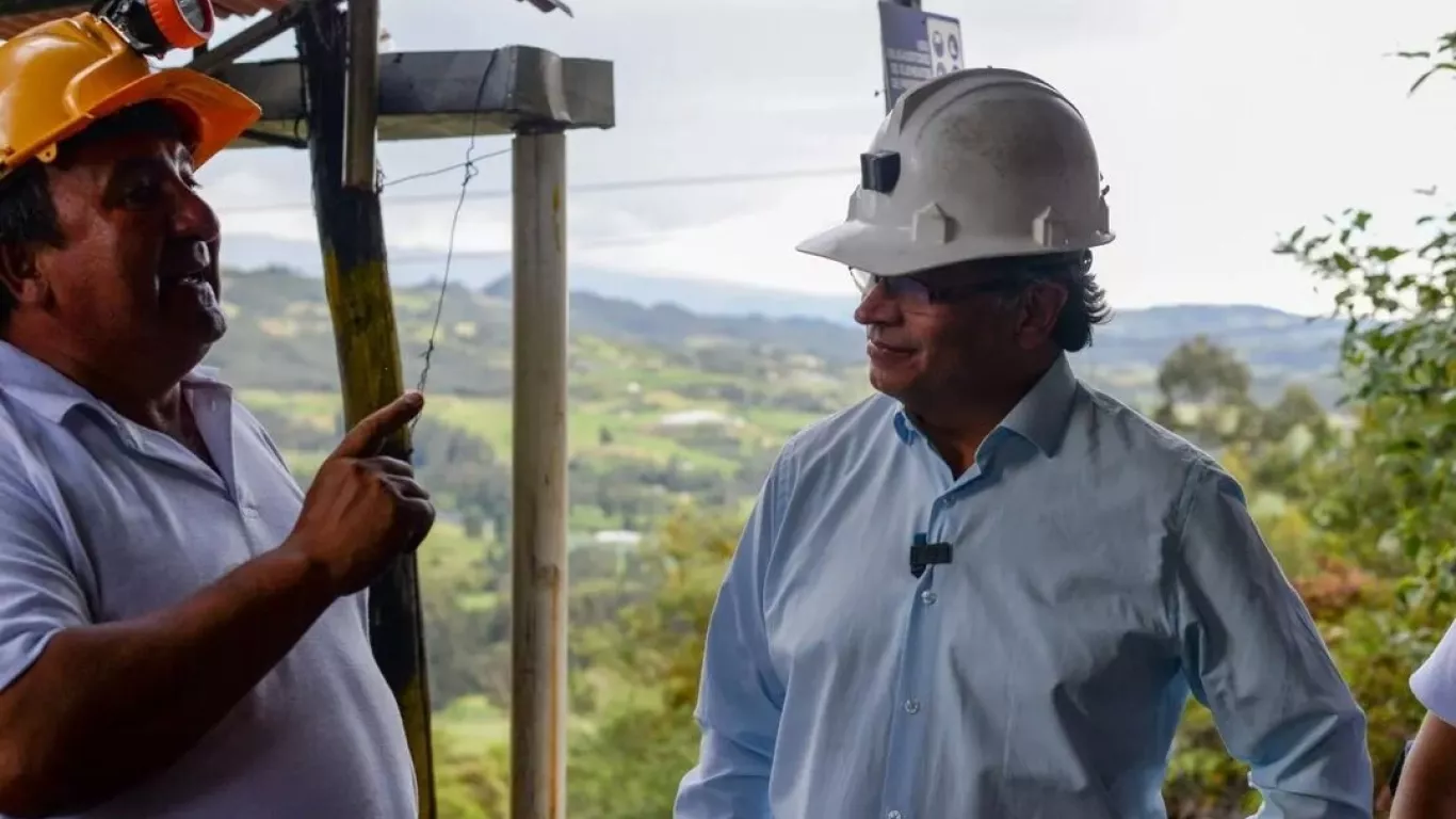 Las propuestas de Petro para los mineros del carbón en Boyacá