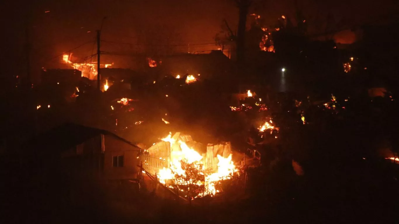 INCENDIO EN CHILE 