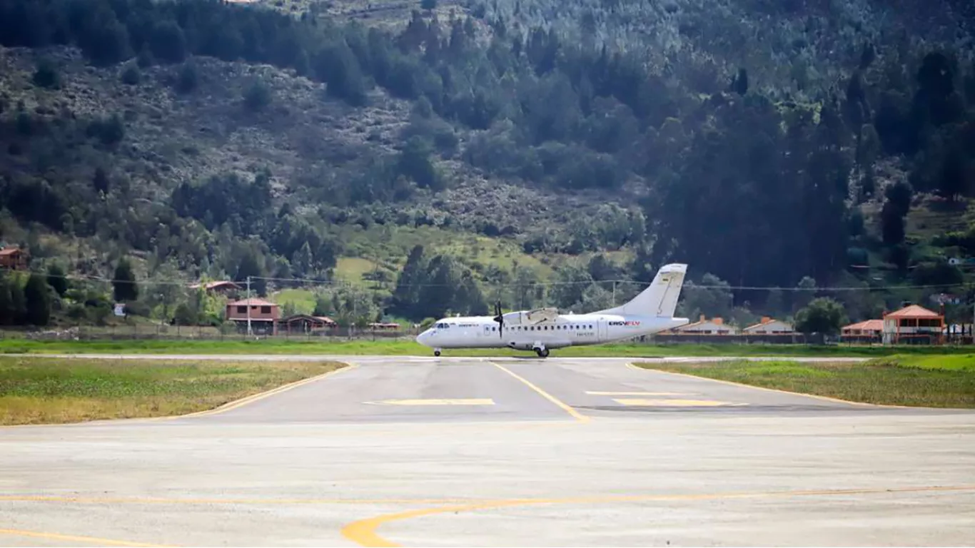 Movilización pasajeros avión