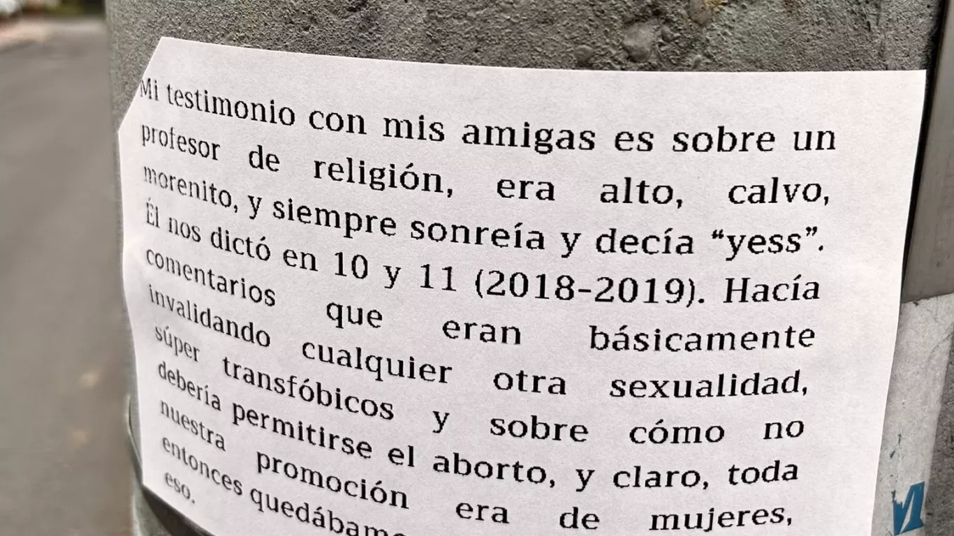 DENUNCIA DE ACOSO SEXUAL EN BETHLEMITAS