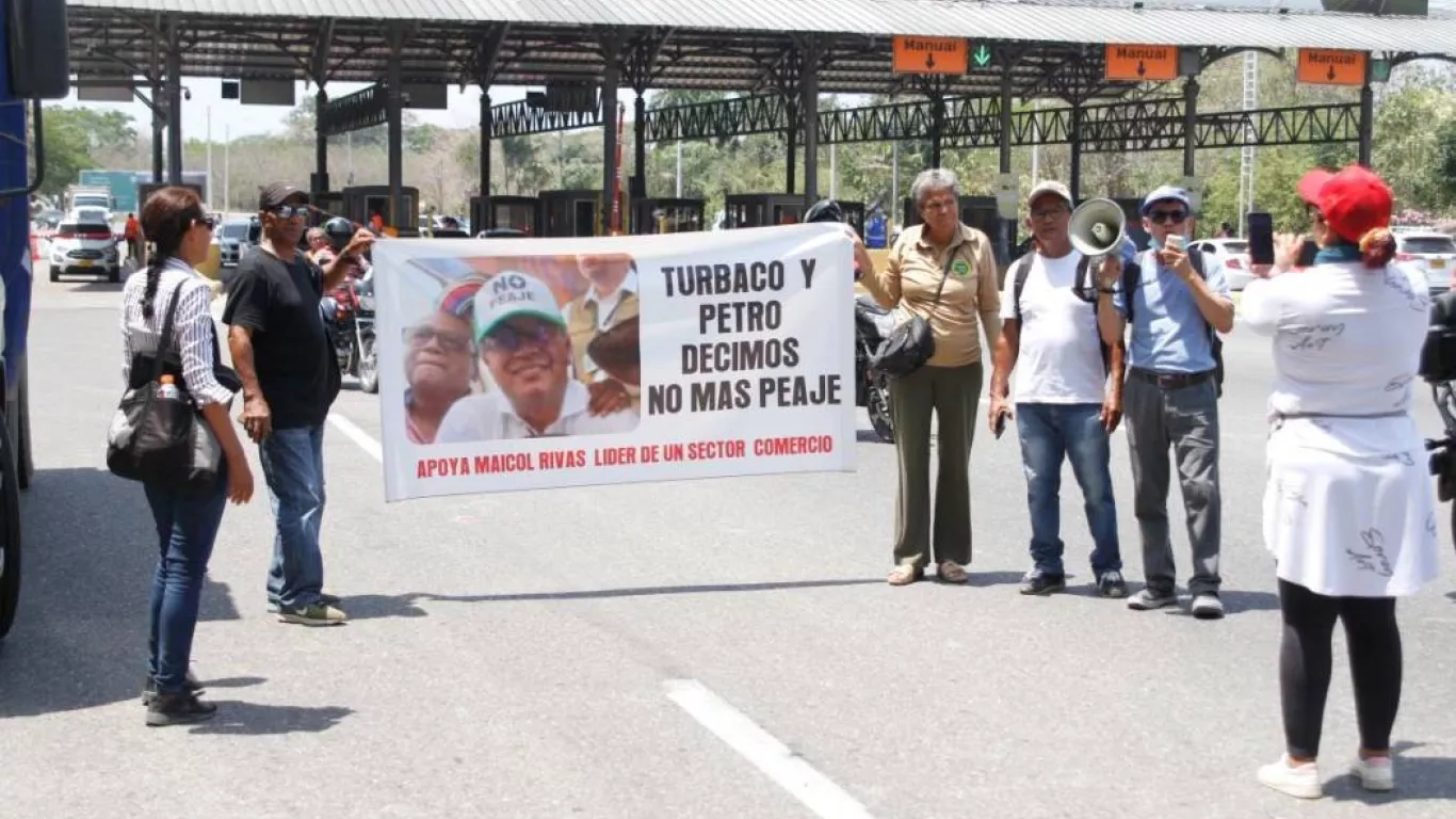 PEAJE DE TURBACO MANIFESTACIONES