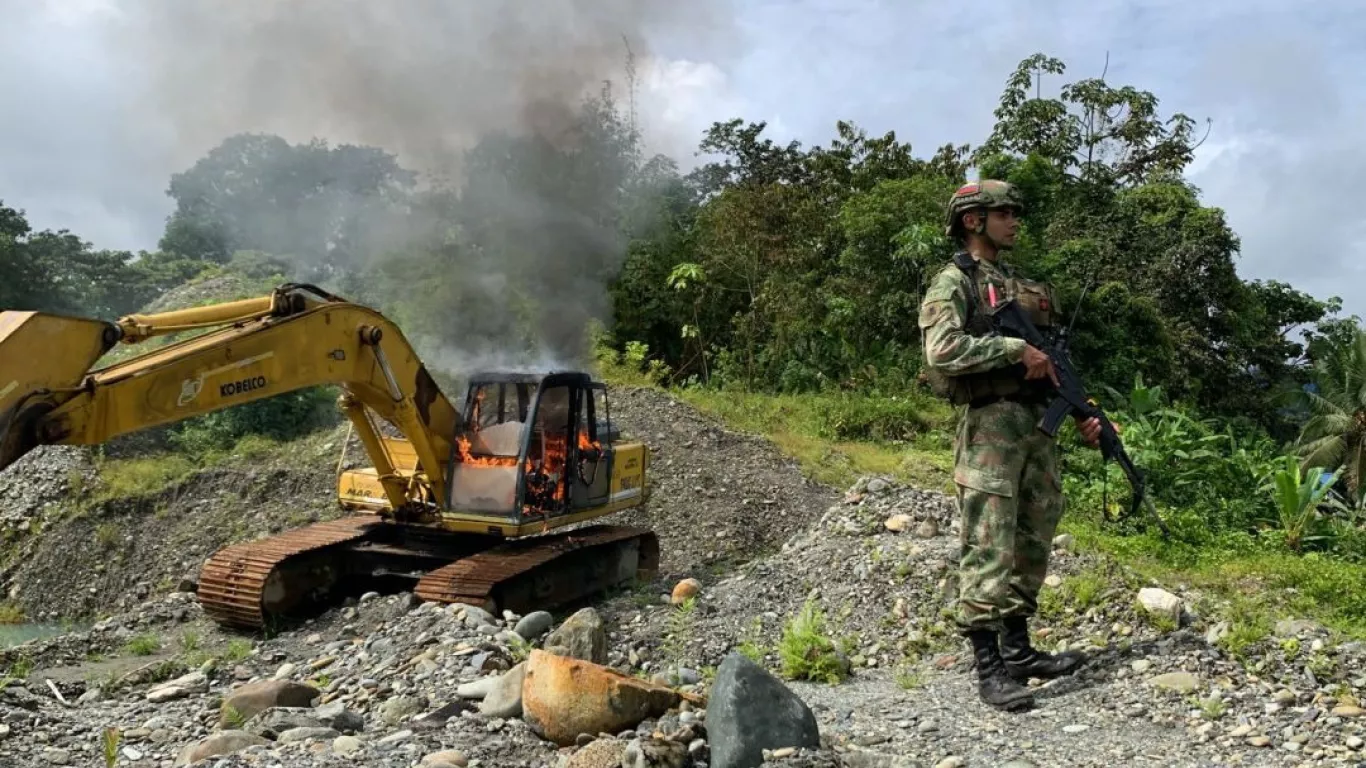 Minería ilegal no cesa