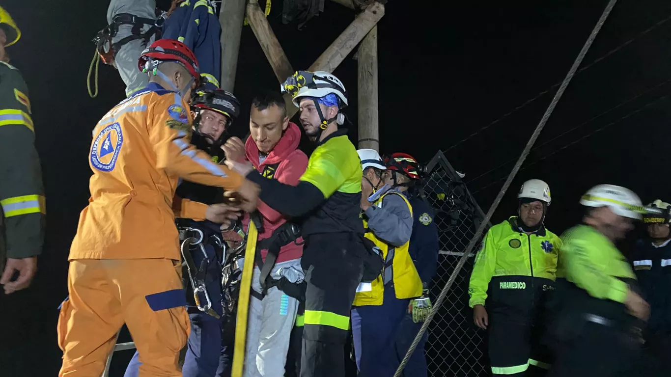 RESCATE EN TELEFÉRICO