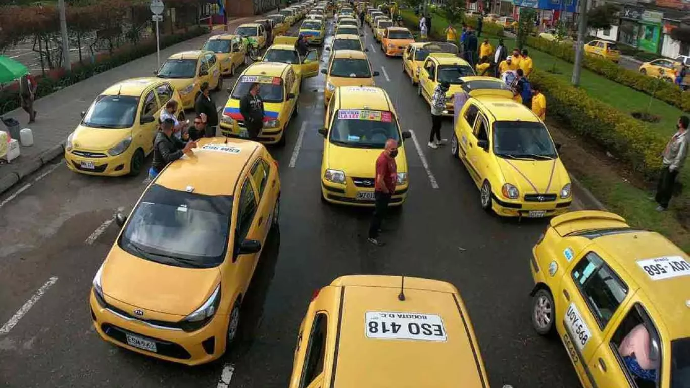 PARO DE TAXISTAS 14 DE MAYO