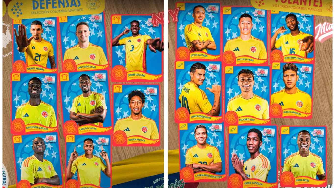 SELECCIÓN COLOMBIA 14 JUNIO 1