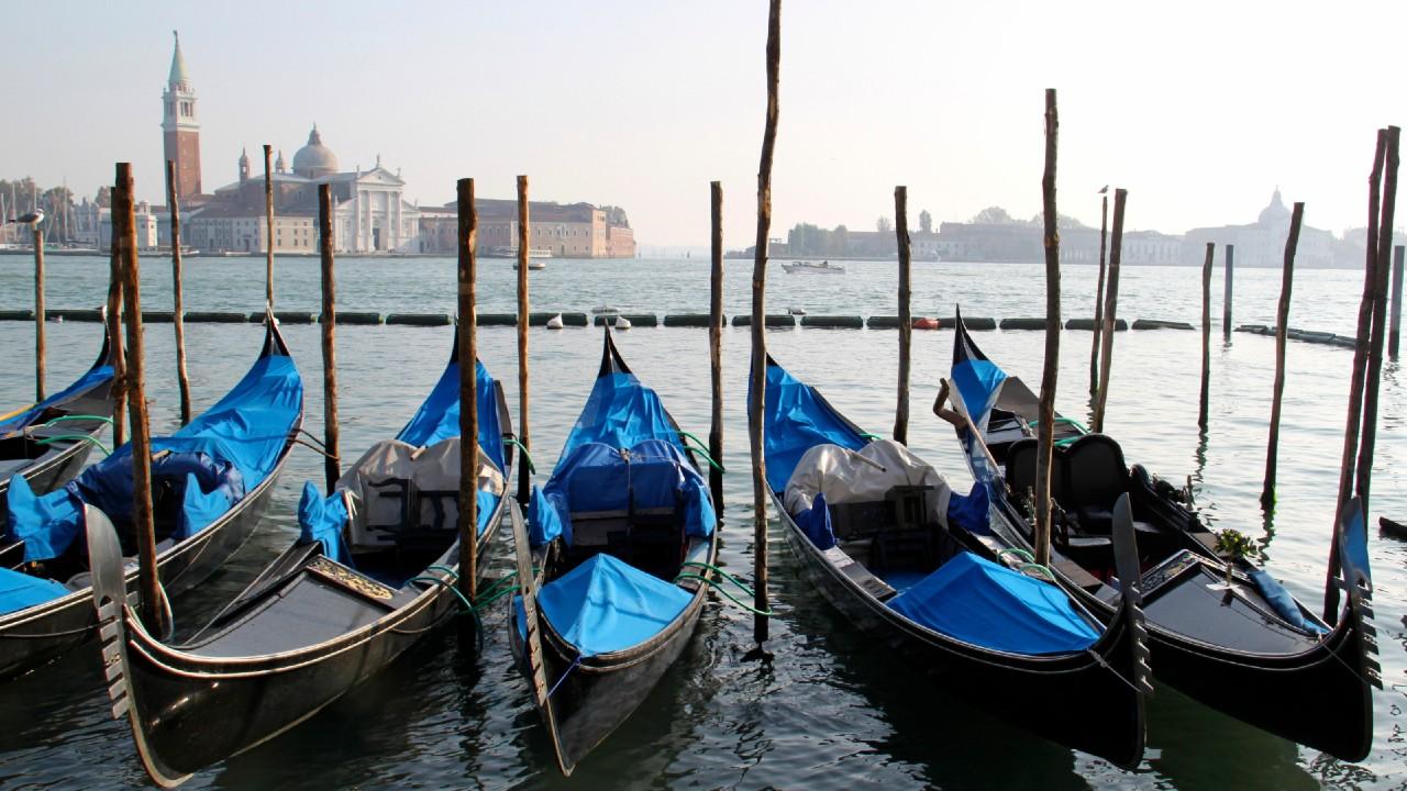 Góndolas inmóviles